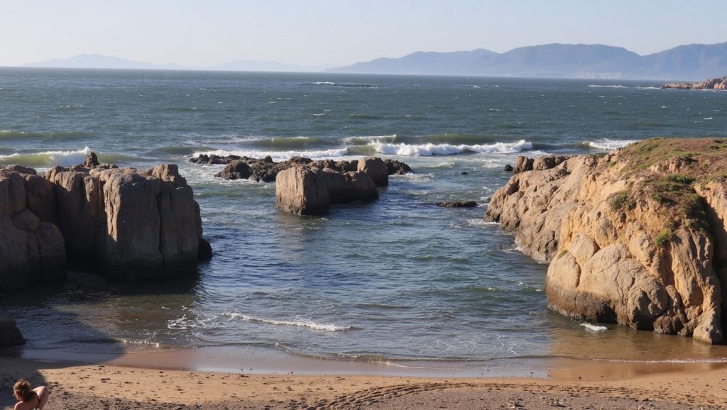 Horizonte desde Praia da Piquita, Galicia, A Coruña