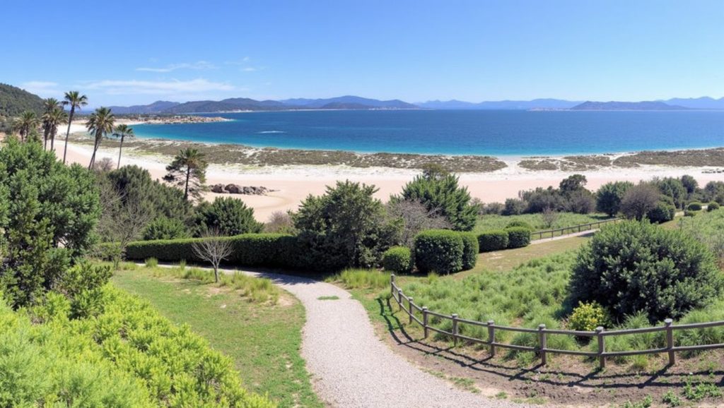 Panorámica de Praia da Posta, Pontevedra