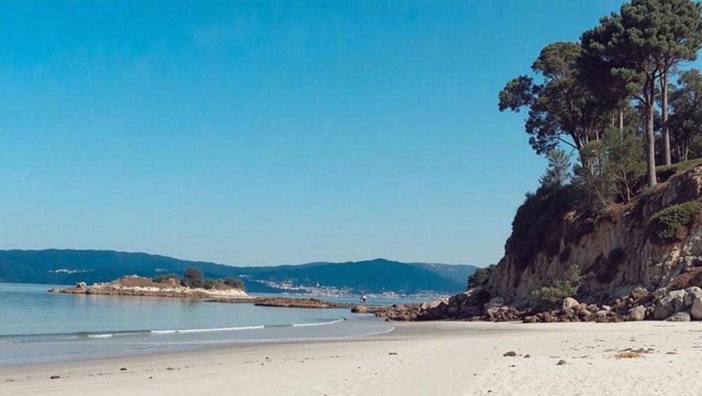 Ría y costa de Praia da Posta en Pontevedra, Pontevedra