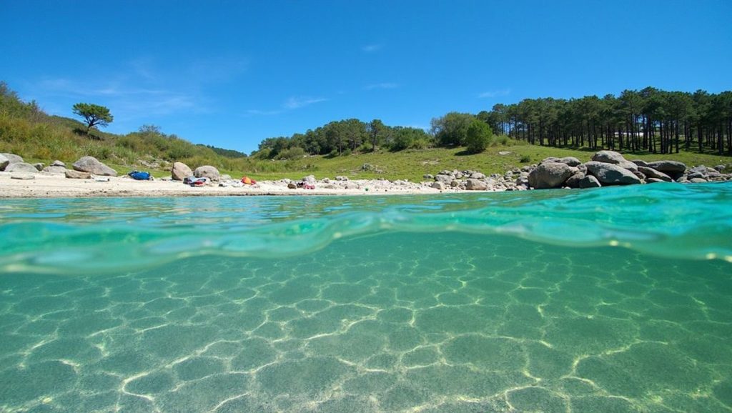 Aguas de Praia da Posta en Pontevedra (Pontevedra)
