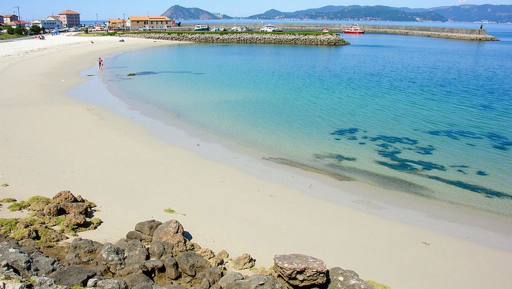Vista del entorno de da Poza, O Porto do Son, A Coruña