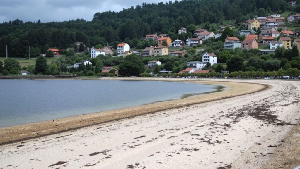 Aguas de Praia da Punta en Redondela (Pontevedra)