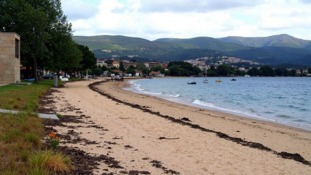 Entorno natural de Praia da Punta en Pontevedra
