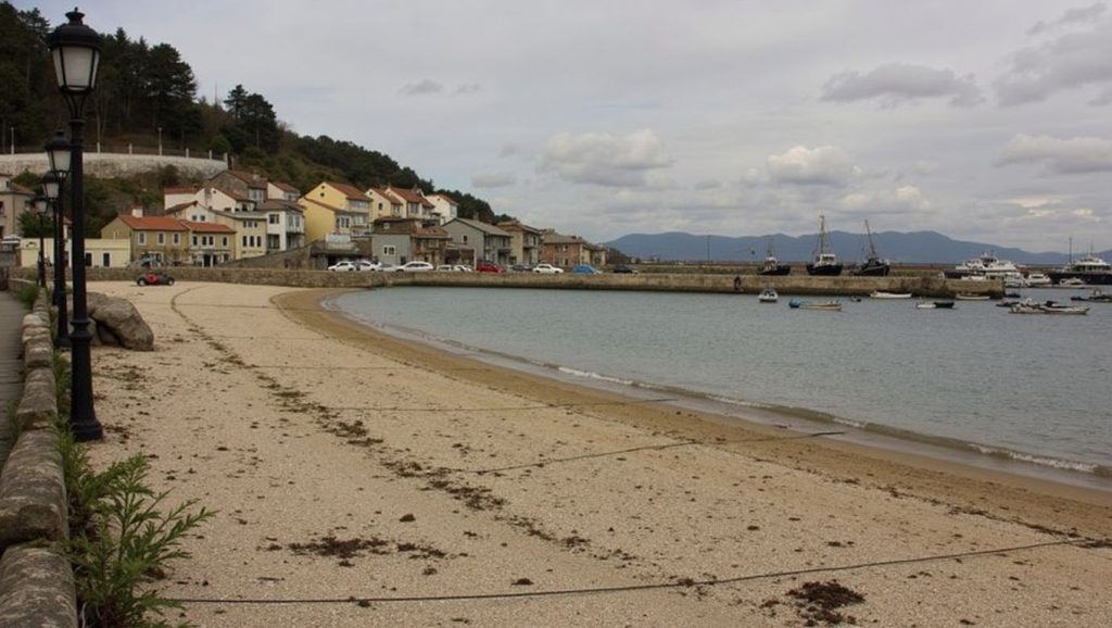 Entorno natural de Praia da Punta Fondón en Pontevedra