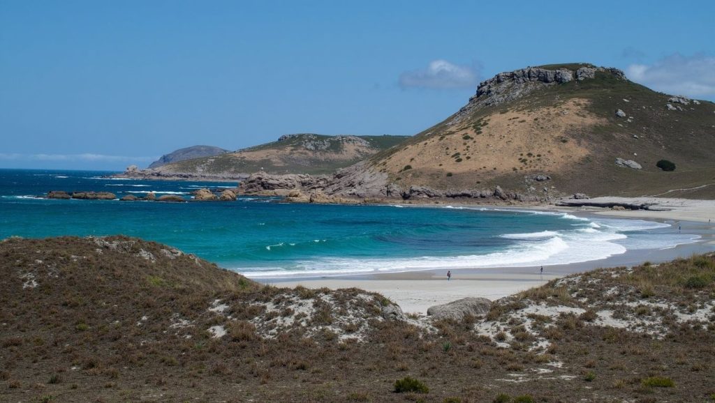 Playa da Queimada en Galicia, A Coruña