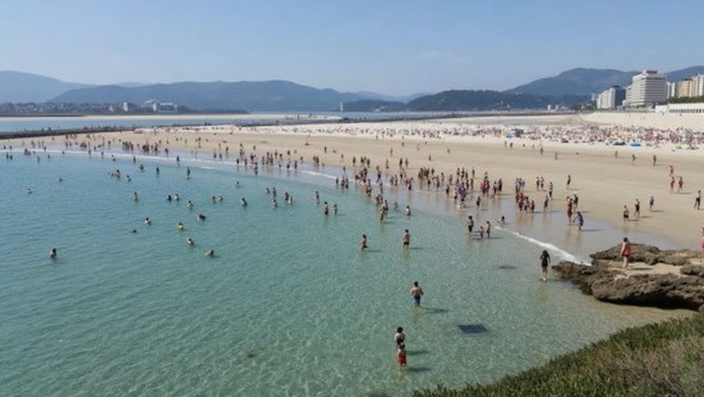 Praia da Rapadoira en Foz (Lugo)