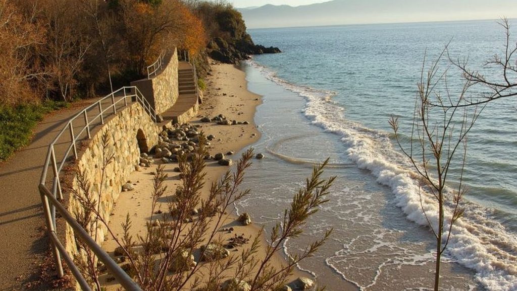 Camino de acceso a da Ribeira da Raposeira, Galicia, A Coruña