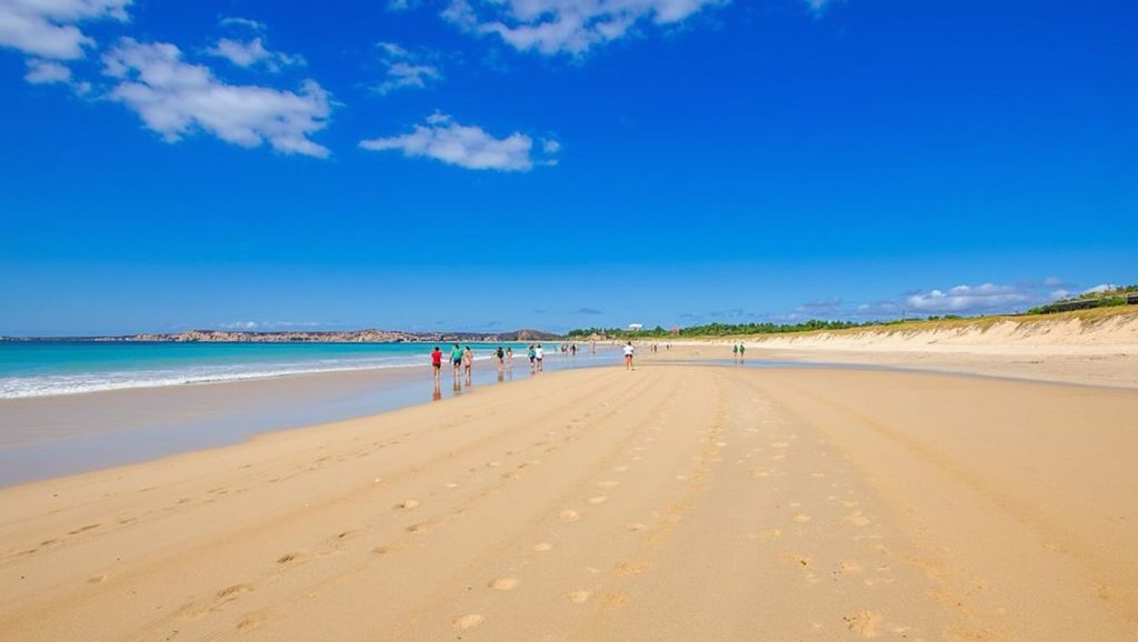 Arena fina en da Ribeira das Rozas, Galicia, A Coruña