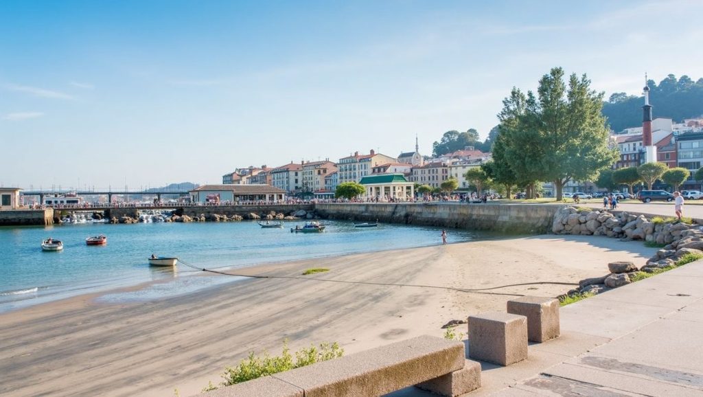 Praia da Ribeira do Secadouro en Cangas de Morrazo (Pontevedra)