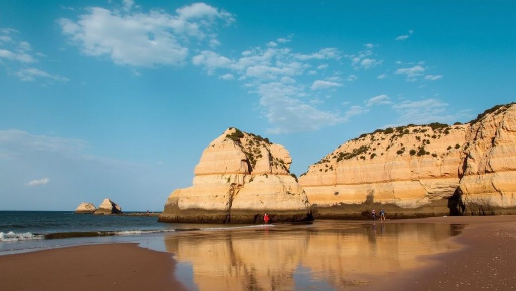 Entorno natural de Praia da Rocha en A Coruña