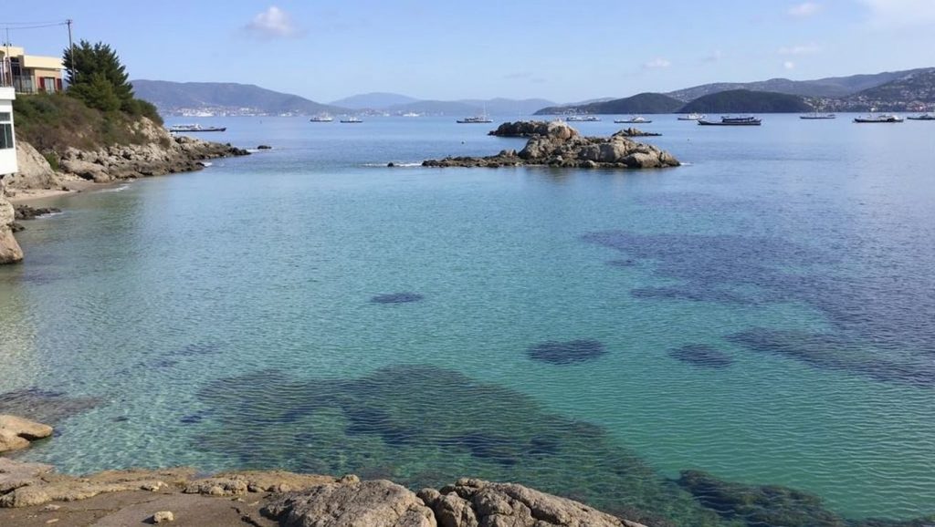 Panorámica de Praia da Roiba, Pontevedra