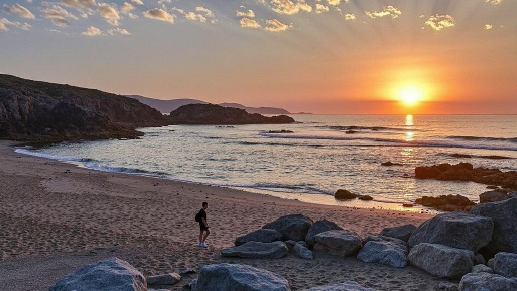 Costa de Galicia desde Praia da Romera, A Coruña