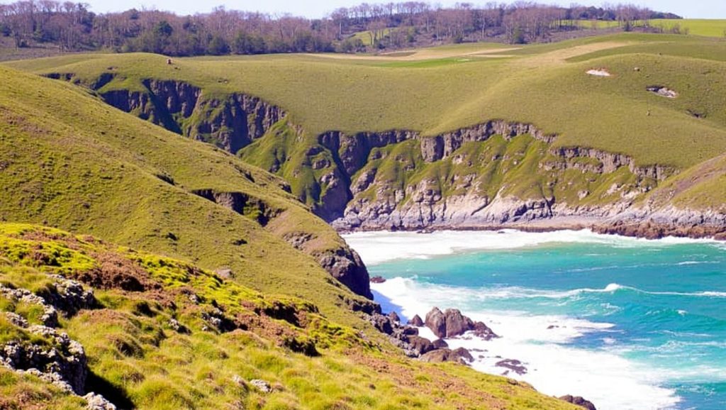 Praia da Rosela en Galicia (A Coruña)
