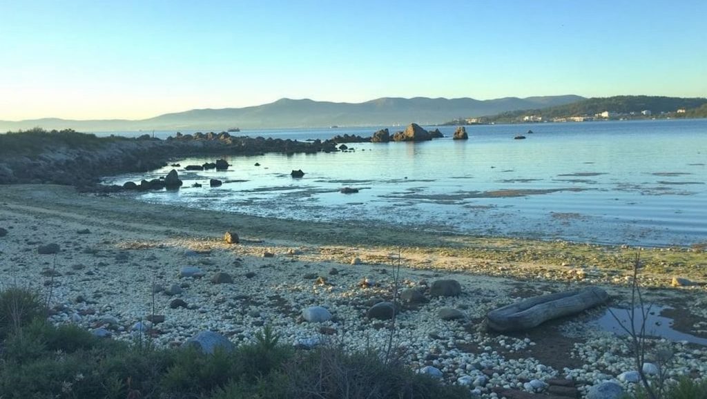 Praia da Ruda en A Illa de Arousa (Pontevedra)