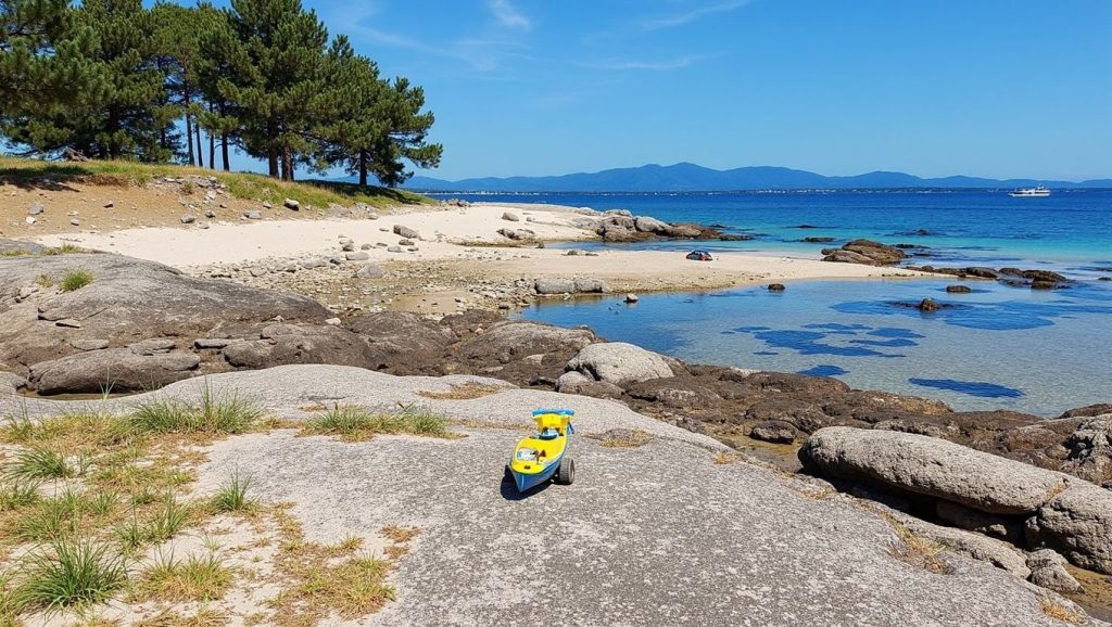 Costa de Praia da Ruda en A Illa de Arousa, Pontevedra
