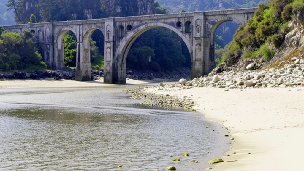 Panorámica de Praia da Rueta, Lugo