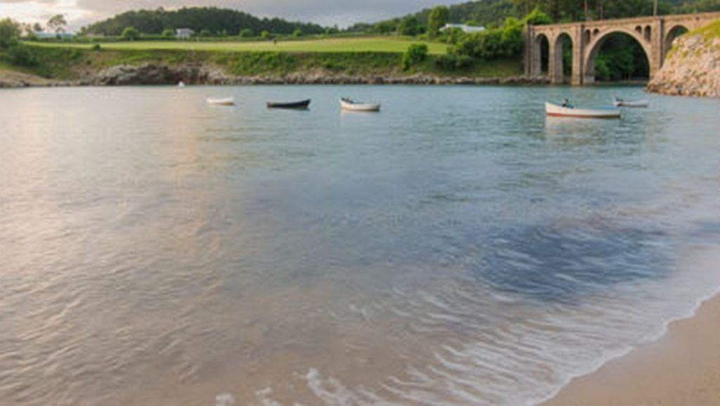 Entorno natural de Praia da Rueta en Lugo