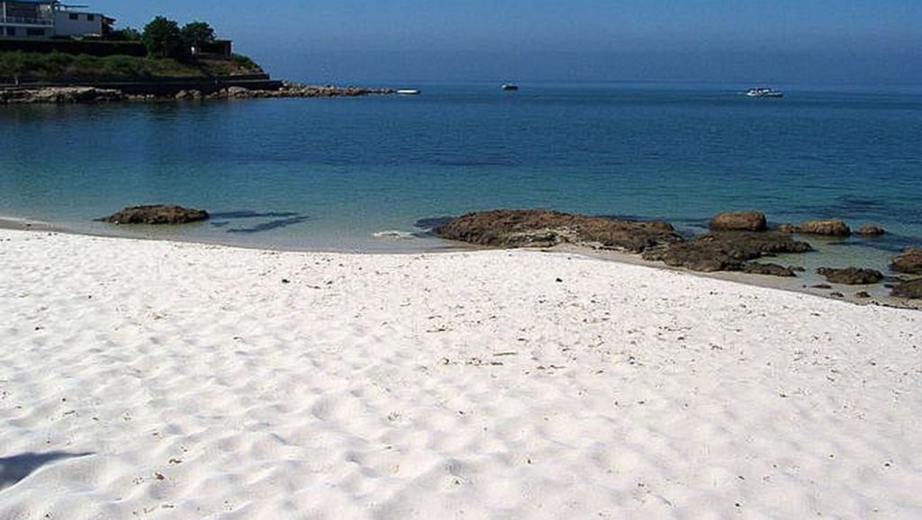 Panorámica de Praia da Sobreira, Pontevedra