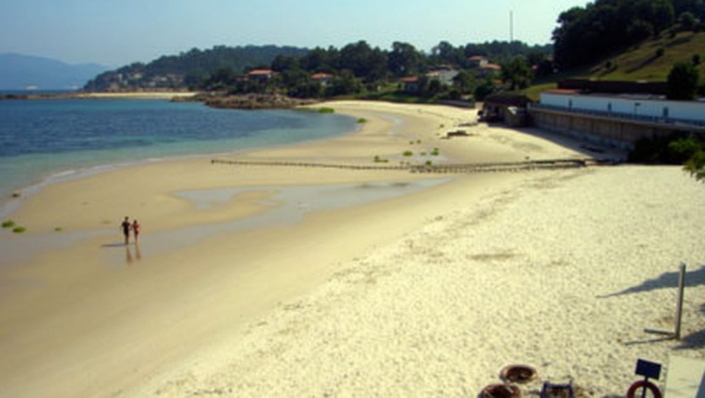 Entorno natural de Praia da Telleira Pequena en A Coruña