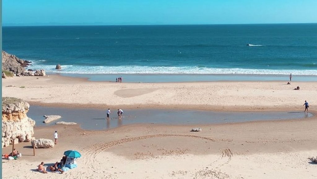 Vista de Praia da Torre en Galicia, A Coruña