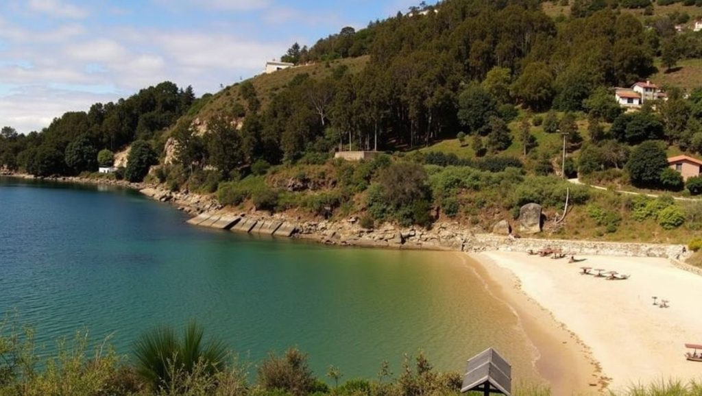 Aguas de Praia da Vaca en Cariño (A Coruña)