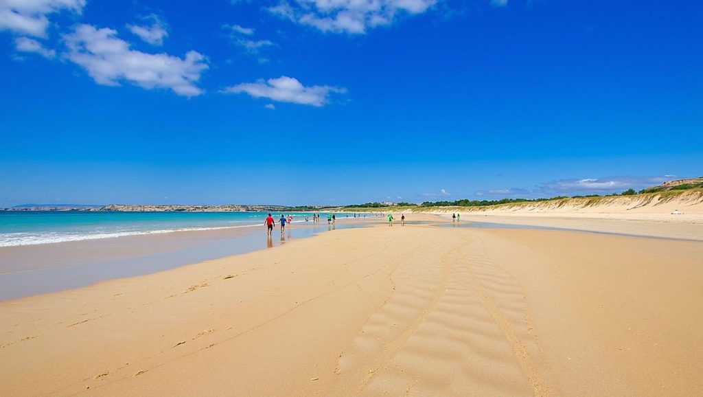 Panorámica de Praia da Zafra, Pontevedra