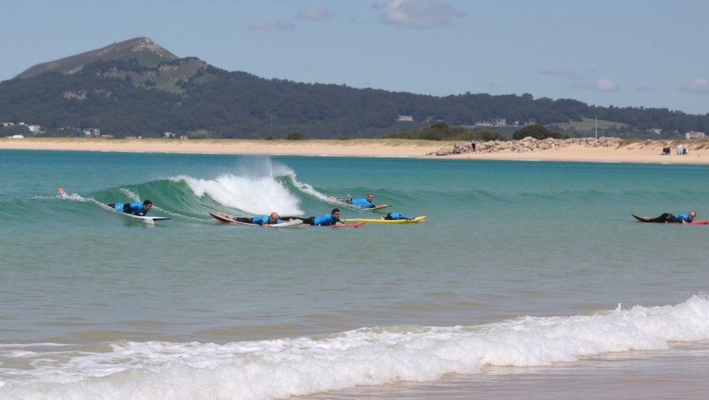 Aguas de Praia da Zafra en Ribeira (Pontevedra)