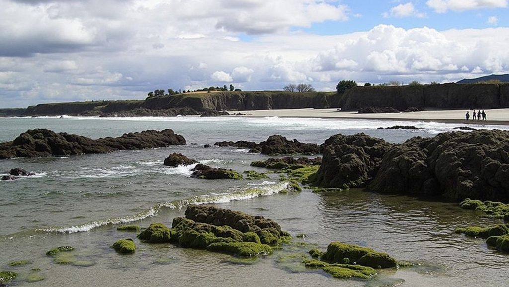Entorno natural de Praia das Cabanas en Asturias