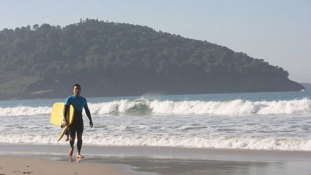 Aguas de Praia das Canas en Nigrán (Pontevedra)