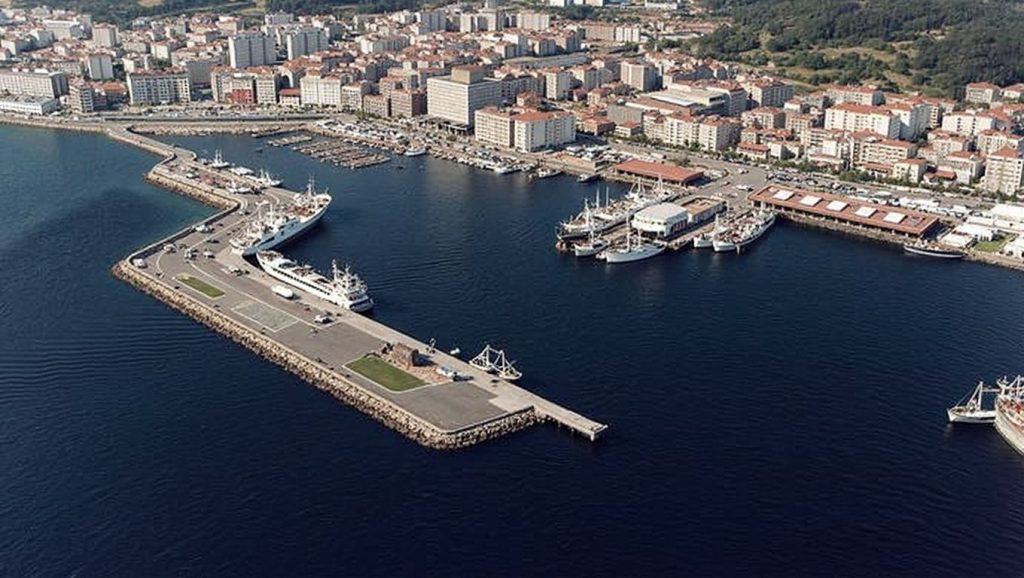 Horizonte desde Praia das Carolinas, Ribeira, A Coruña