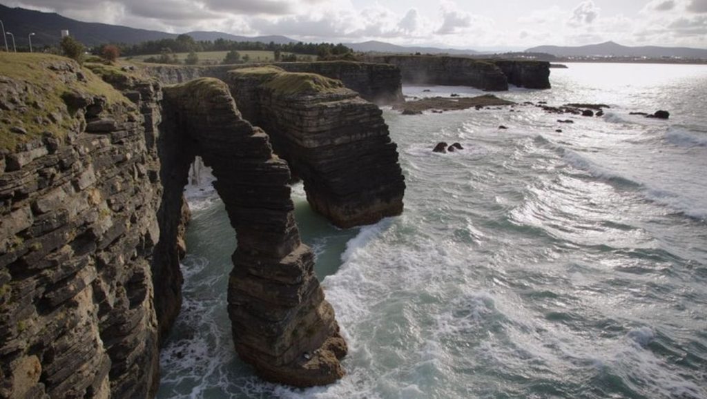 Praia das Catedrais en Barreiros (Lugo)