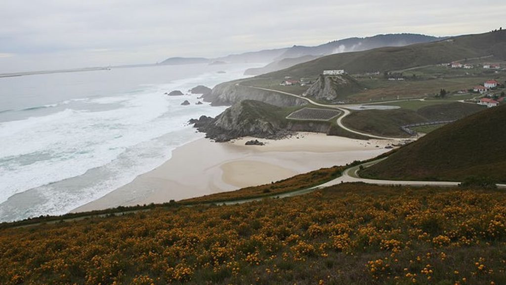 Panorámica de Praia das Combouzas, A Coruña