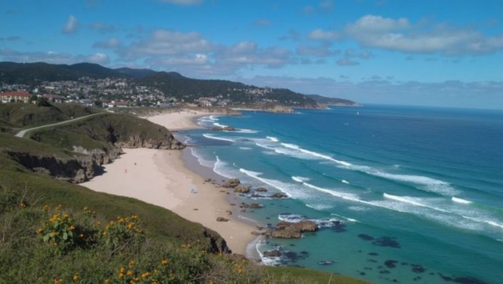 Entorno natural de Praia das Combouzas en A Coruña