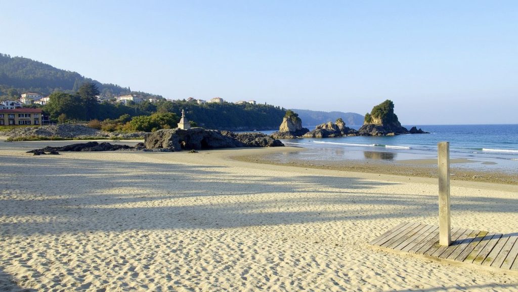 Aguas de Praia das Covas en Ribadeo (Lugo)
