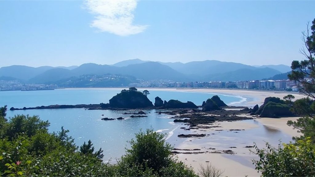 Entorno natural de Praia das Covas en Lugo