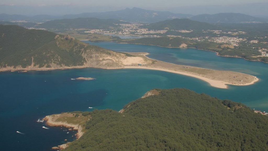 Aguas de Praia das Cunchas en Ponteceso (A Coruña)