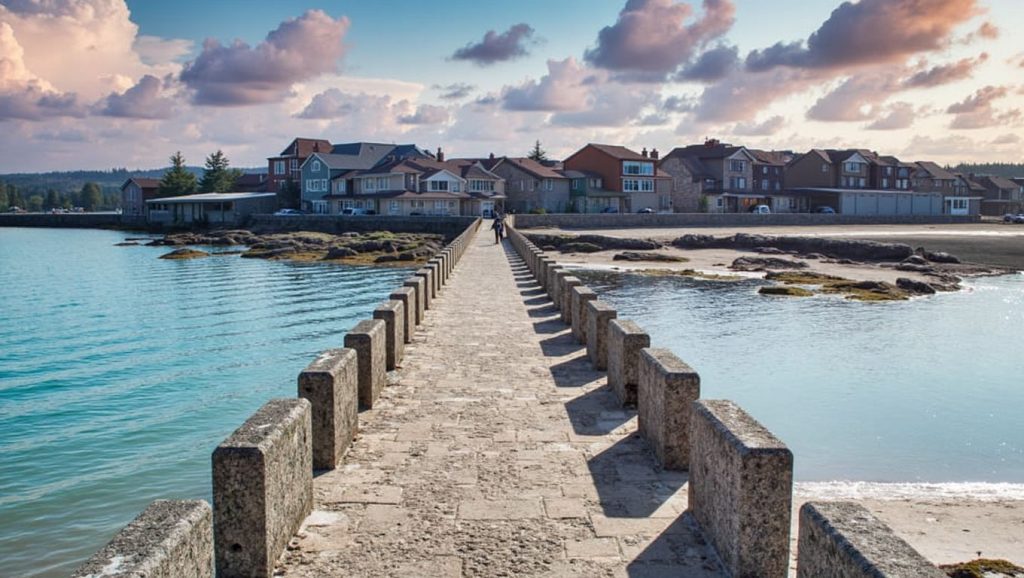 Praia das Cuncheiras en Cambados (Pontevedra)