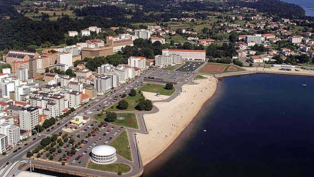 Praia das Delicias en Sada (A Coruña)