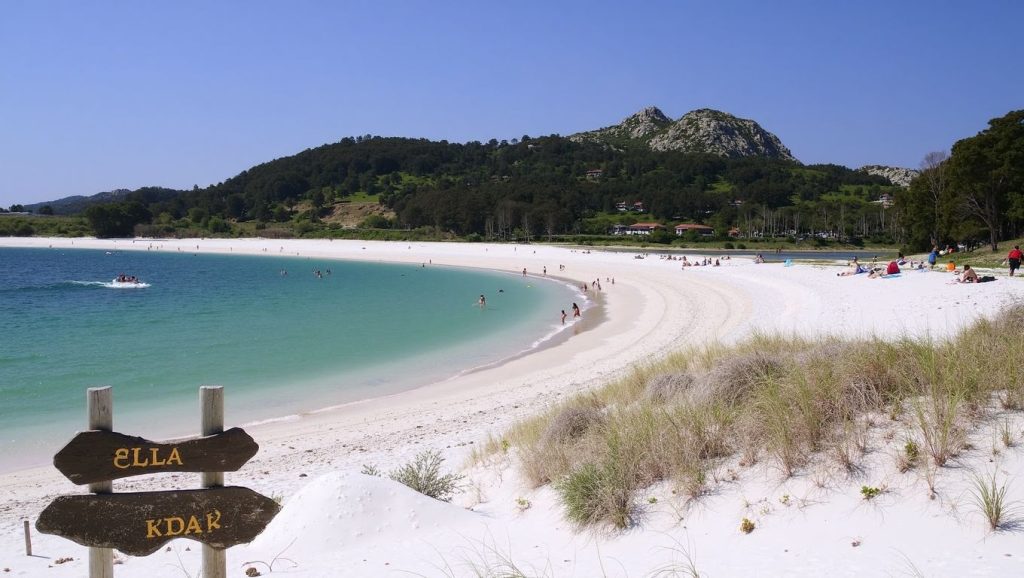 Arena de Praia das Dornas, Bueu (Pontevedra)