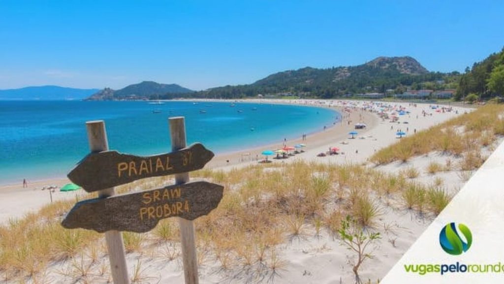 Entorno natural de Praia das Fieiras en Pontevedra