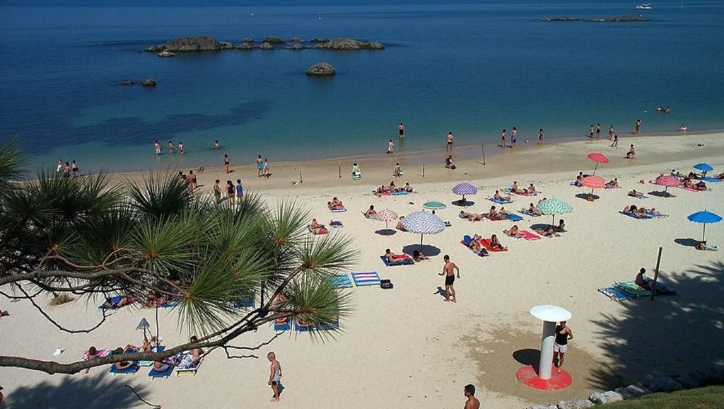 Aguas de Praia das Fontes en Vigo (Pontevedra)