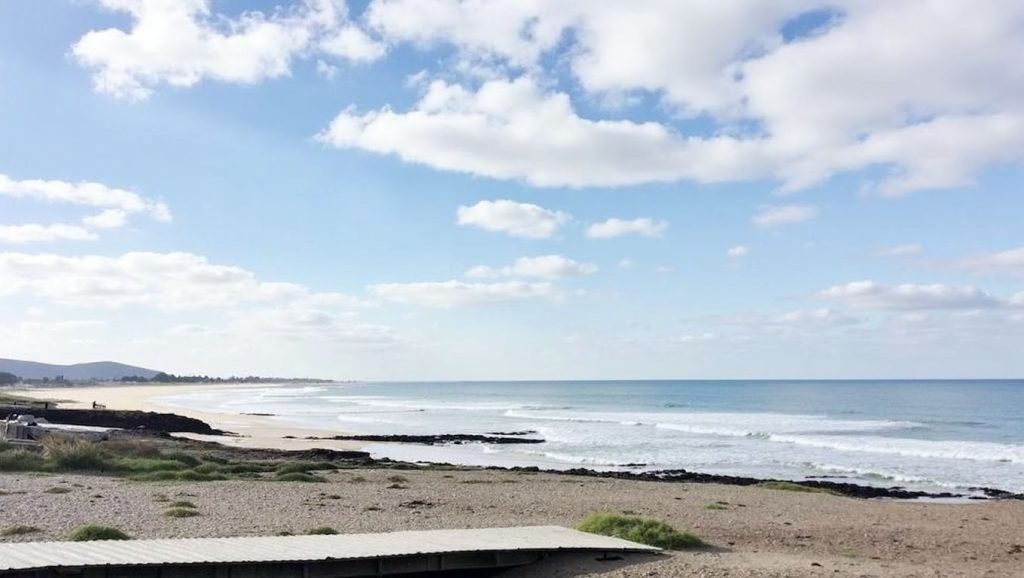 Acceso a Praia das Furnas desde el aparcamiento, O Porto do Son