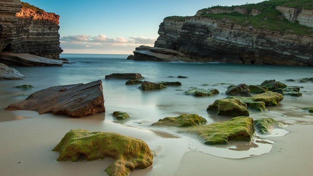 Praia das Illas en Ribadeo (Lugo)