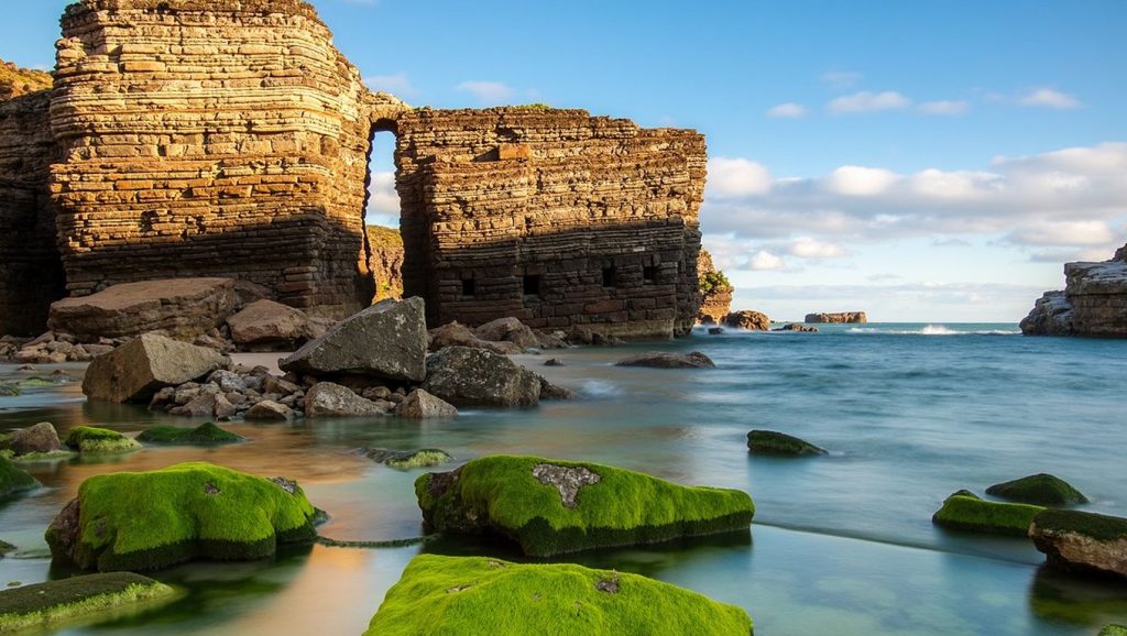 Panorámica de Praia das Illas, Lugo