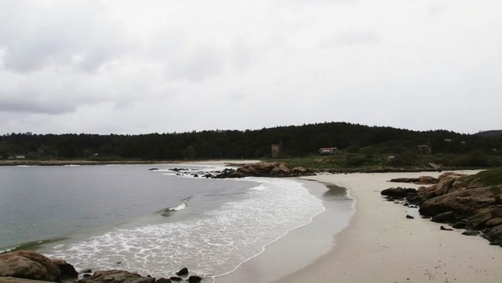 Entorno natural de Praia das Lanchas en A Coruña