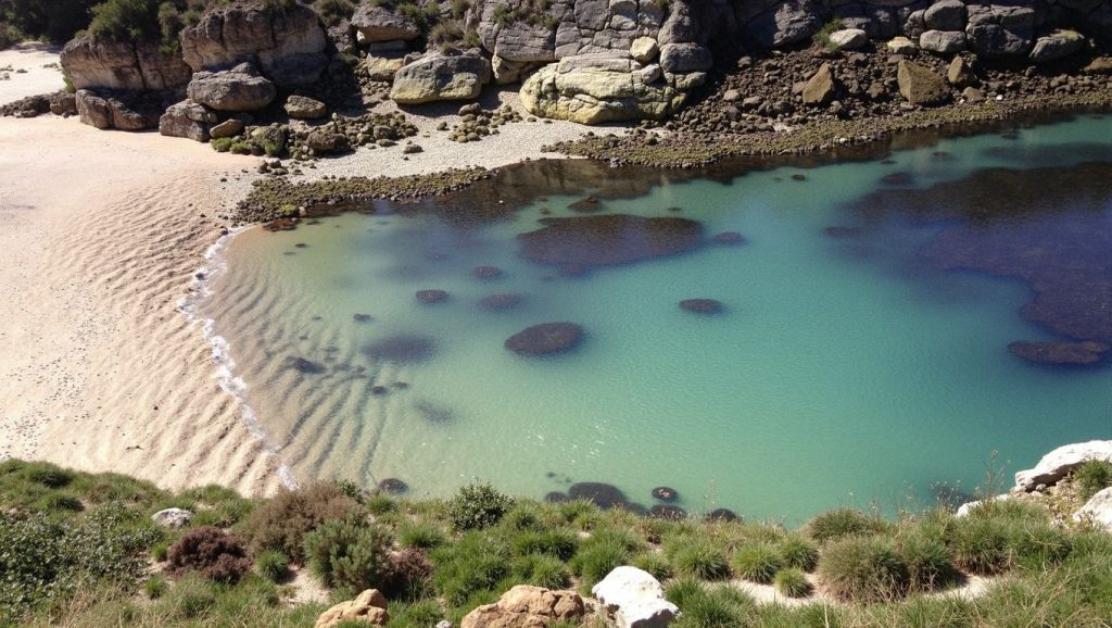 Panorámica de Praia das Lapas, A Coruña