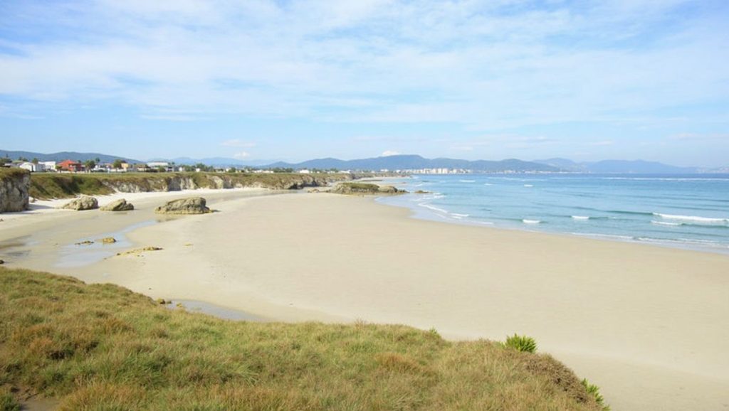 Textura de arena en das Laxes da Pedra Longa, Galicia, A Coruña