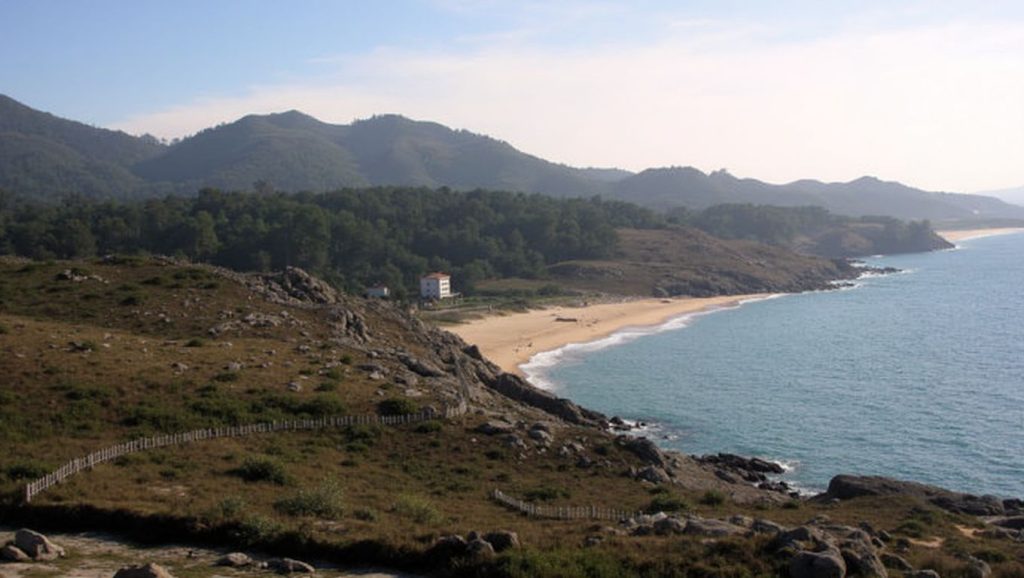 Horizonte desde Praia das Laxes da Pedra Longa, Galicia, A Coruña