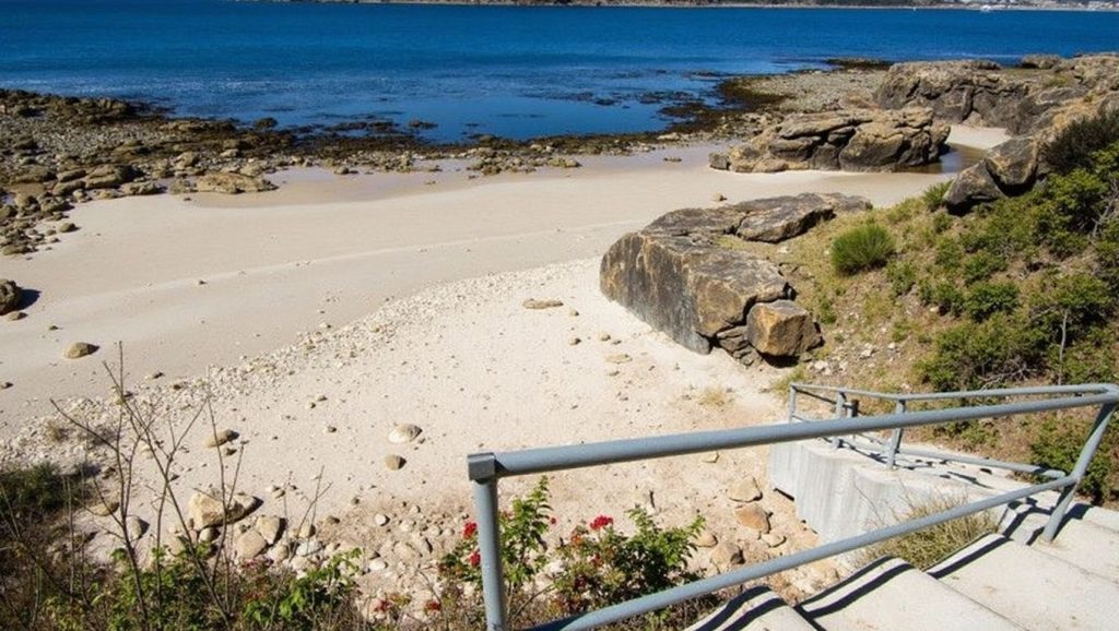 Praia das Leiriñas en Cee (A Coruña)