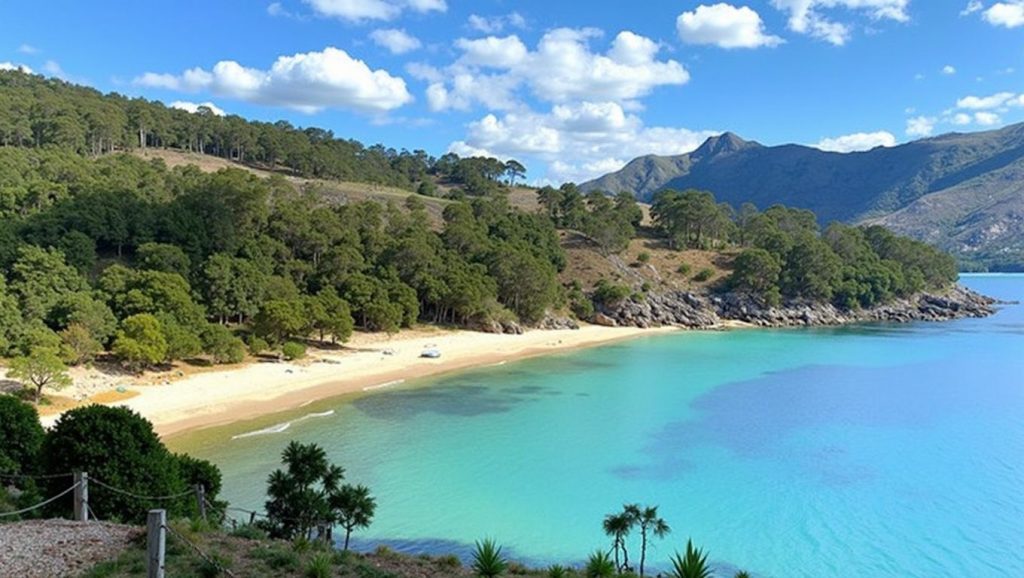 Aguas de Praia das Leiriñas en Cee (A Coruña)